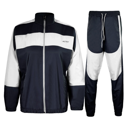 ACTIV CROW ZIPPER TRACKSUIT - NAVY