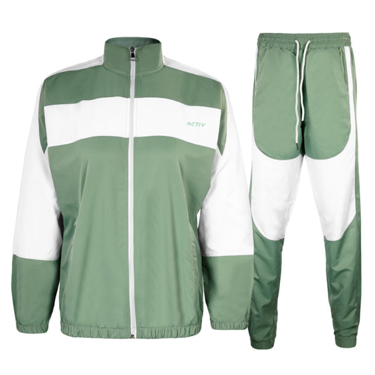 ACTIV CROW ZIPPER TRACKSUIT - MINTGREN