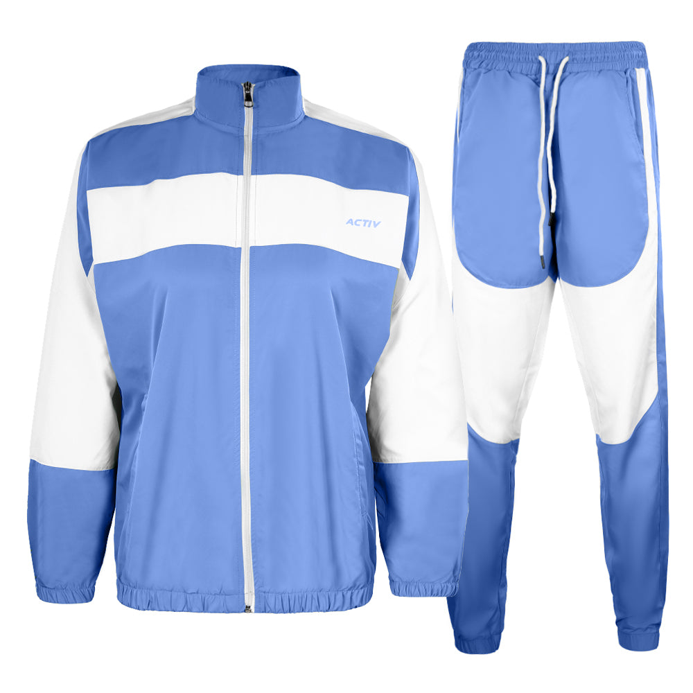 ACTIV CROW ZIPPER TRACKSUIT - SKYBLUE