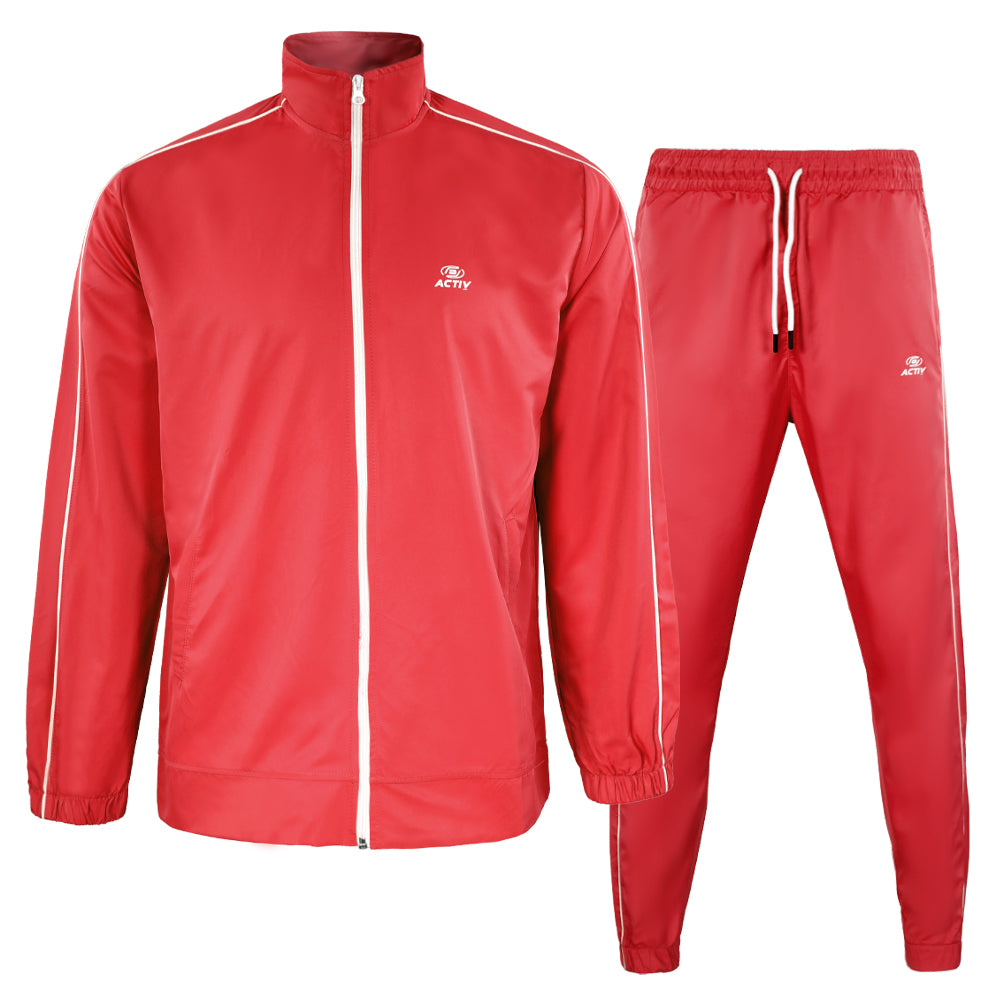 ACTIV BASIC ZIPPER TRACKSUIT - RED