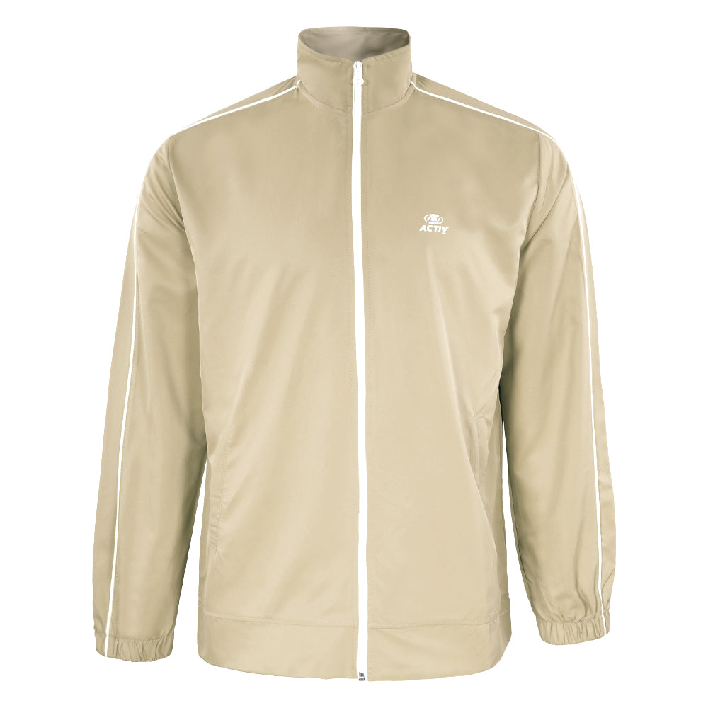 ACTIV BASIC ZIPPER TRACKSUIT - BEIGE