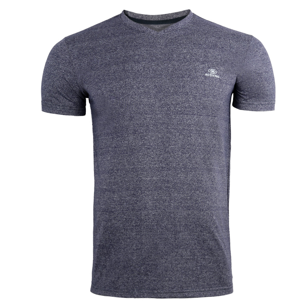 ACTIV PLAIN V.NECK T-SHIRT - NAVY | Activ Abou Alaa