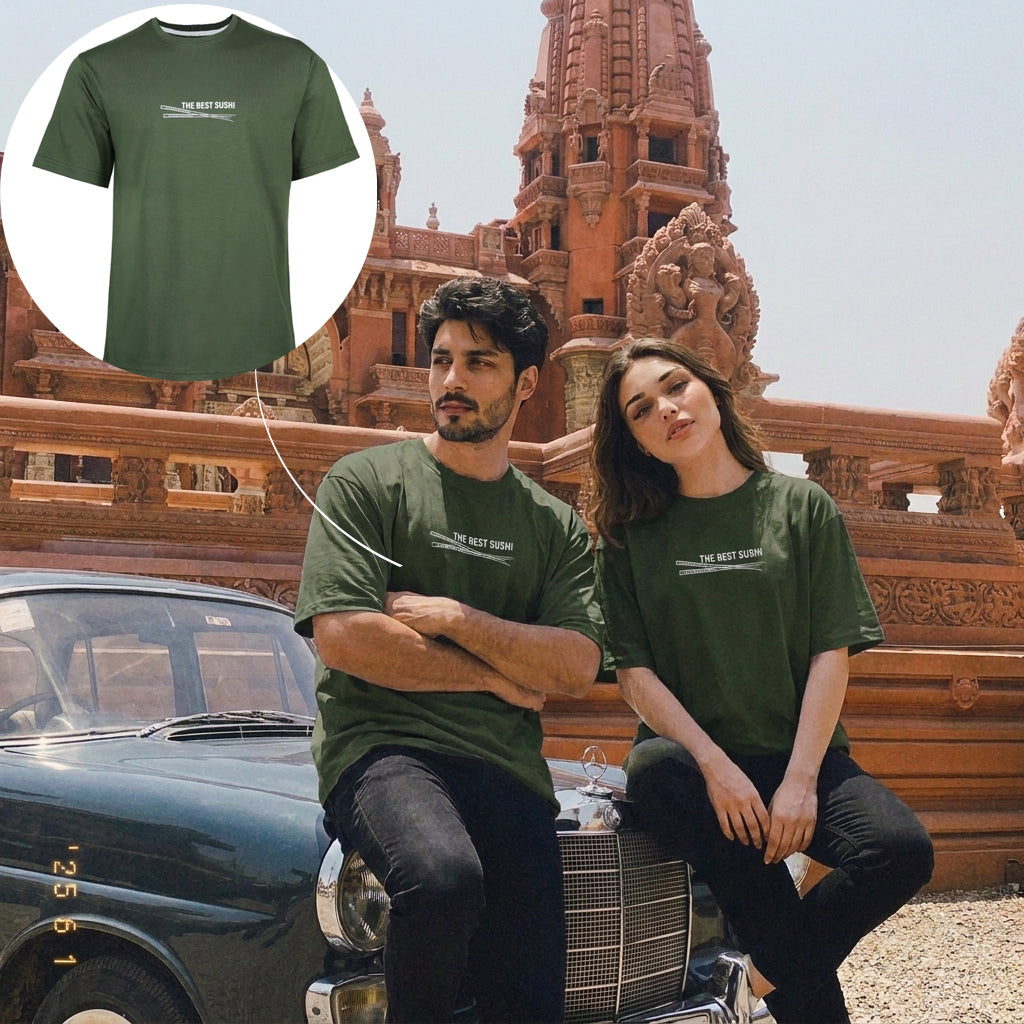 ACTIV GRAPHIC R.NECK T-SHIRT - OLIVE