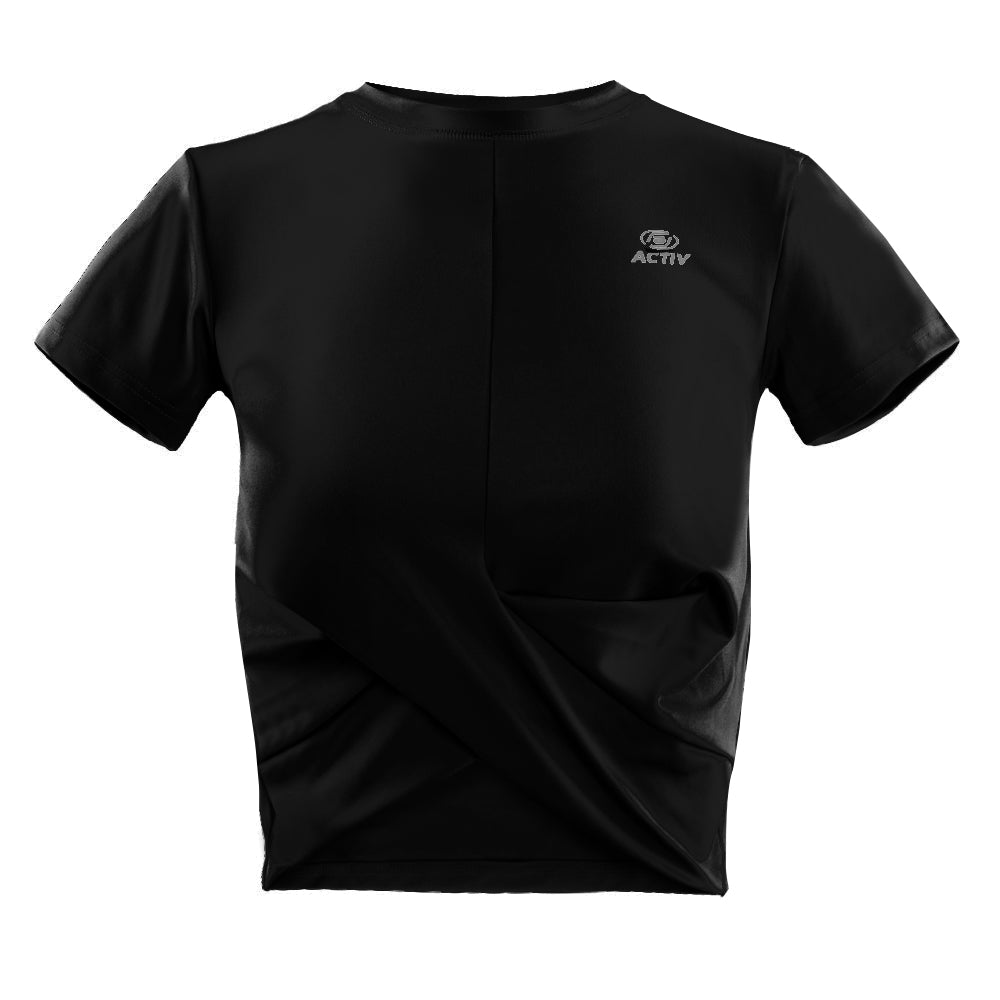 ACTIV CROW SPORTS T-SHIRT - BLACK