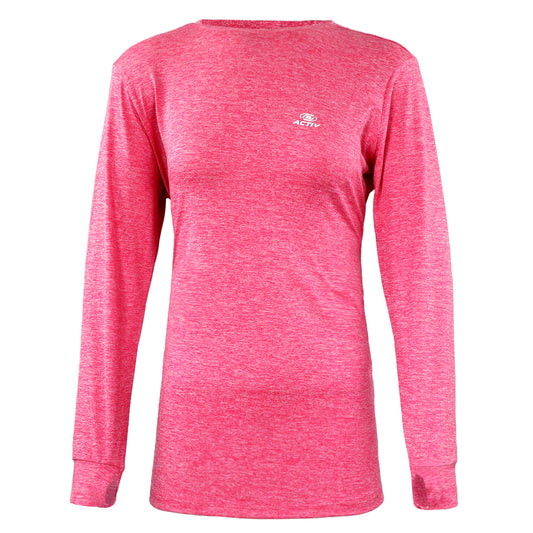 ACTIV BASIC L.S LONG-T-SHIRT - FUCHSIA