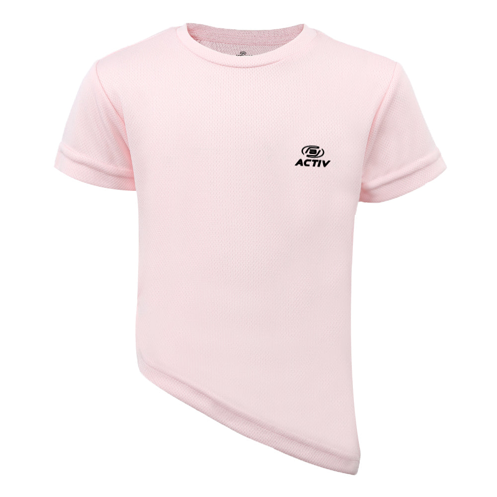 ACTIV BASIC R.NECK T-SHIRT - ROSE