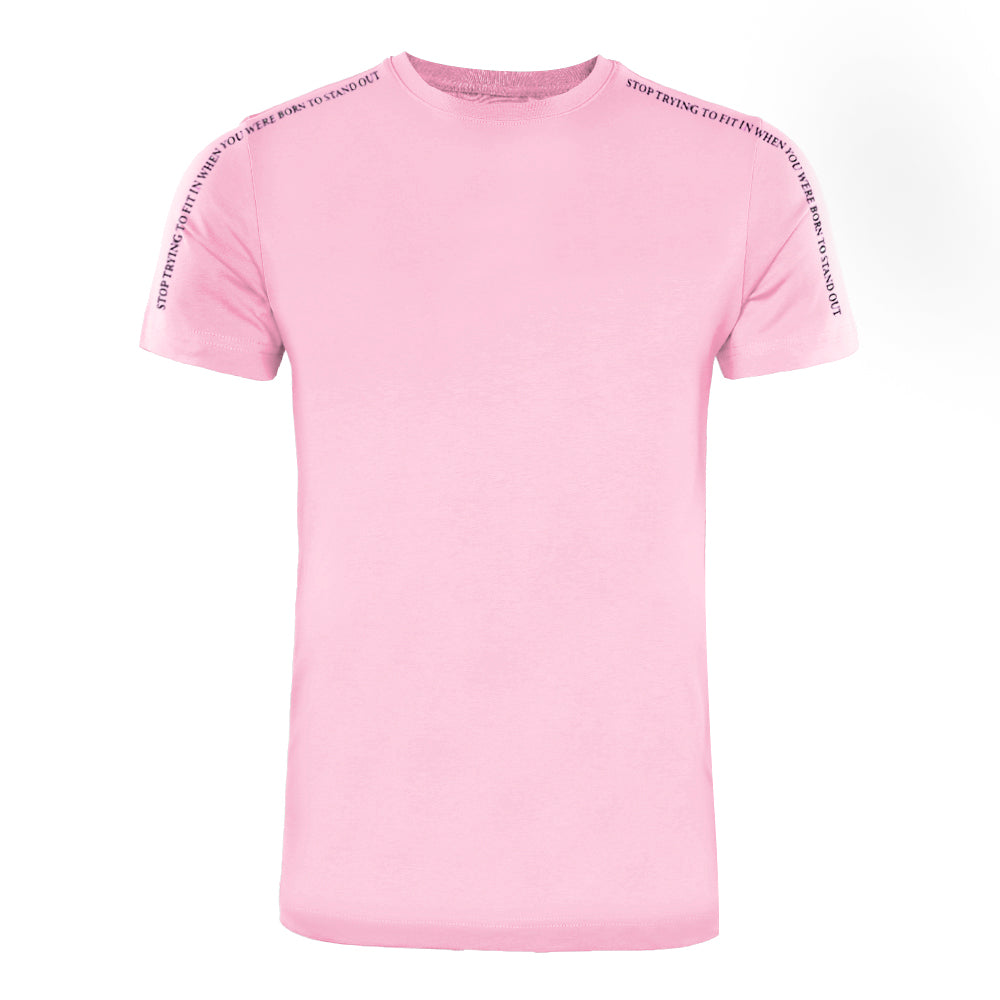 ACTIV PRINT R.NECK T-SHIRT - ROSE