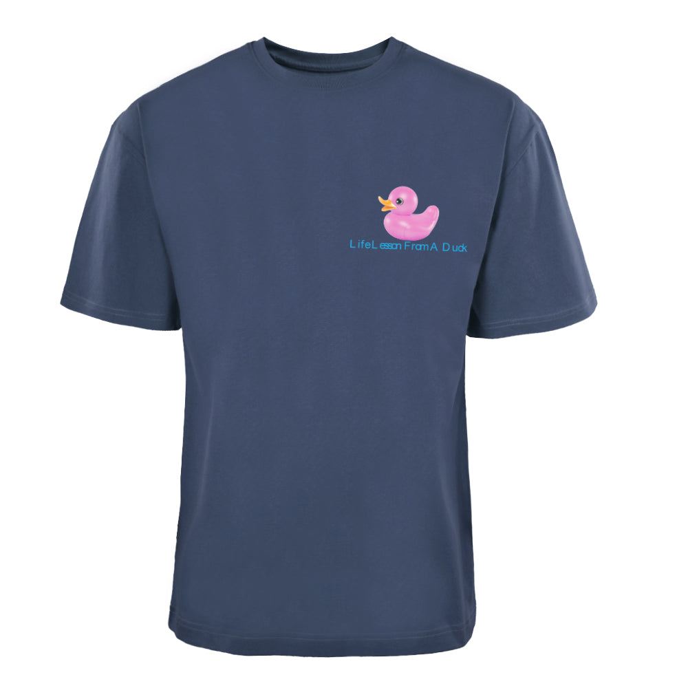 ACTIV GRAPHIC R.NECK -OVRSIZE T-SHIRT - NAVY