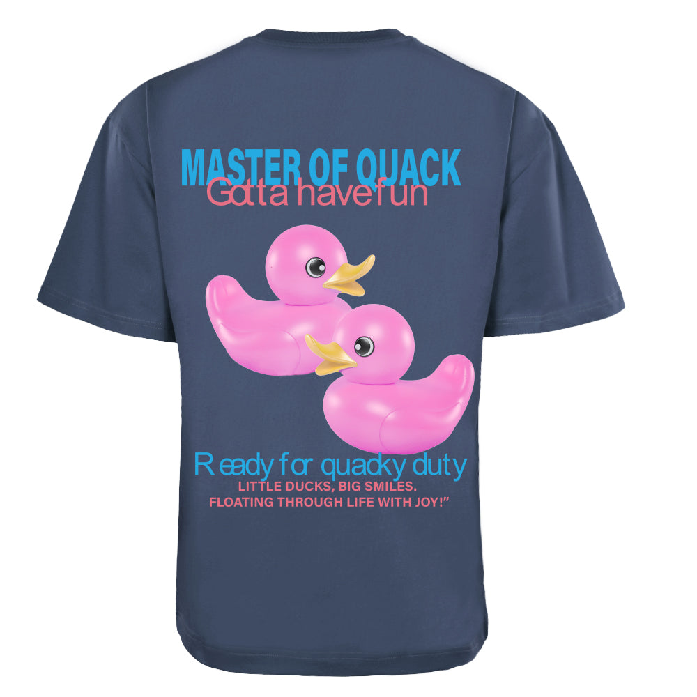 ACTIV GRAPHIC R.NECK -OVRSIZE T-SHIRT - NAVY