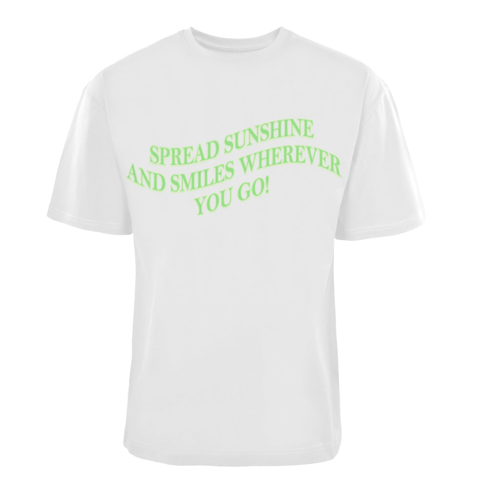 ACTIV GRAPHIC R.NECK -OVRSIZE T-SHIRT - WHITE