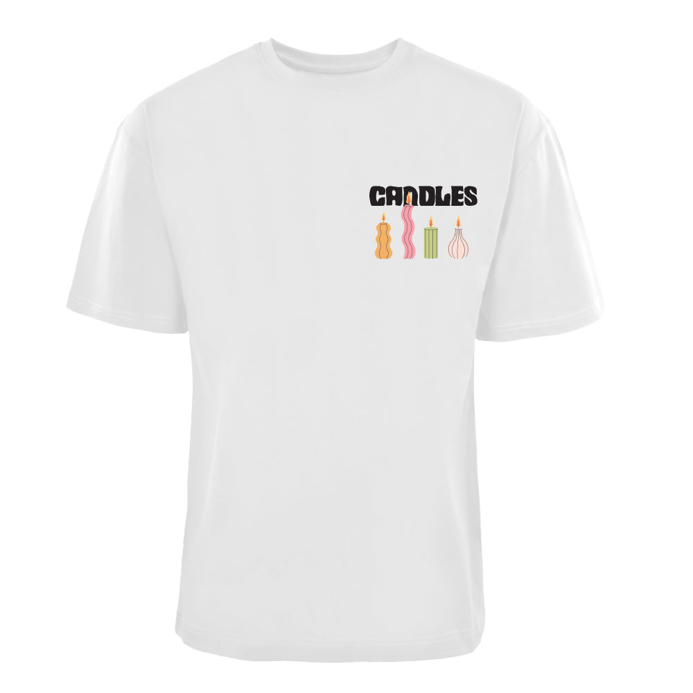 ACTIV GRAPHIC R.NECK -OVRSIZE T-SHIRT - WHITE