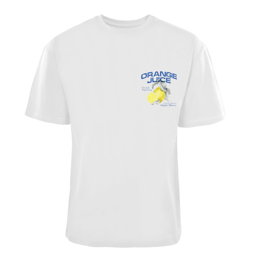 ACTIV GRAPHIC R.NECK -OVRSIZE T-SHIRT - WHITE