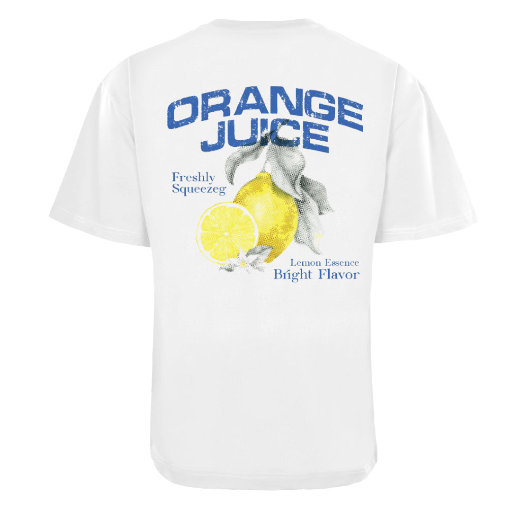 ACTIV GRAPHIC R.NECK -OVRSIZE T-SHIRT - WHITE