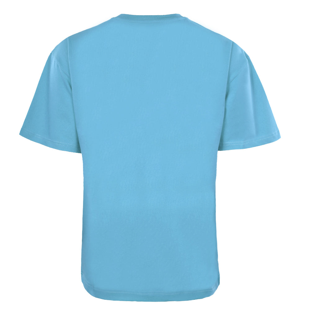 ACTIV GRAPHIC R.NECK -OVRSIZE T-SHIRT - BABYBLUE