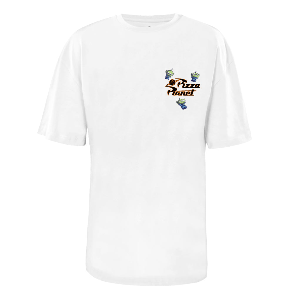 ACTIV GRAPHIC R.NECK -OVRSIZE T-SHIRT - WHITE