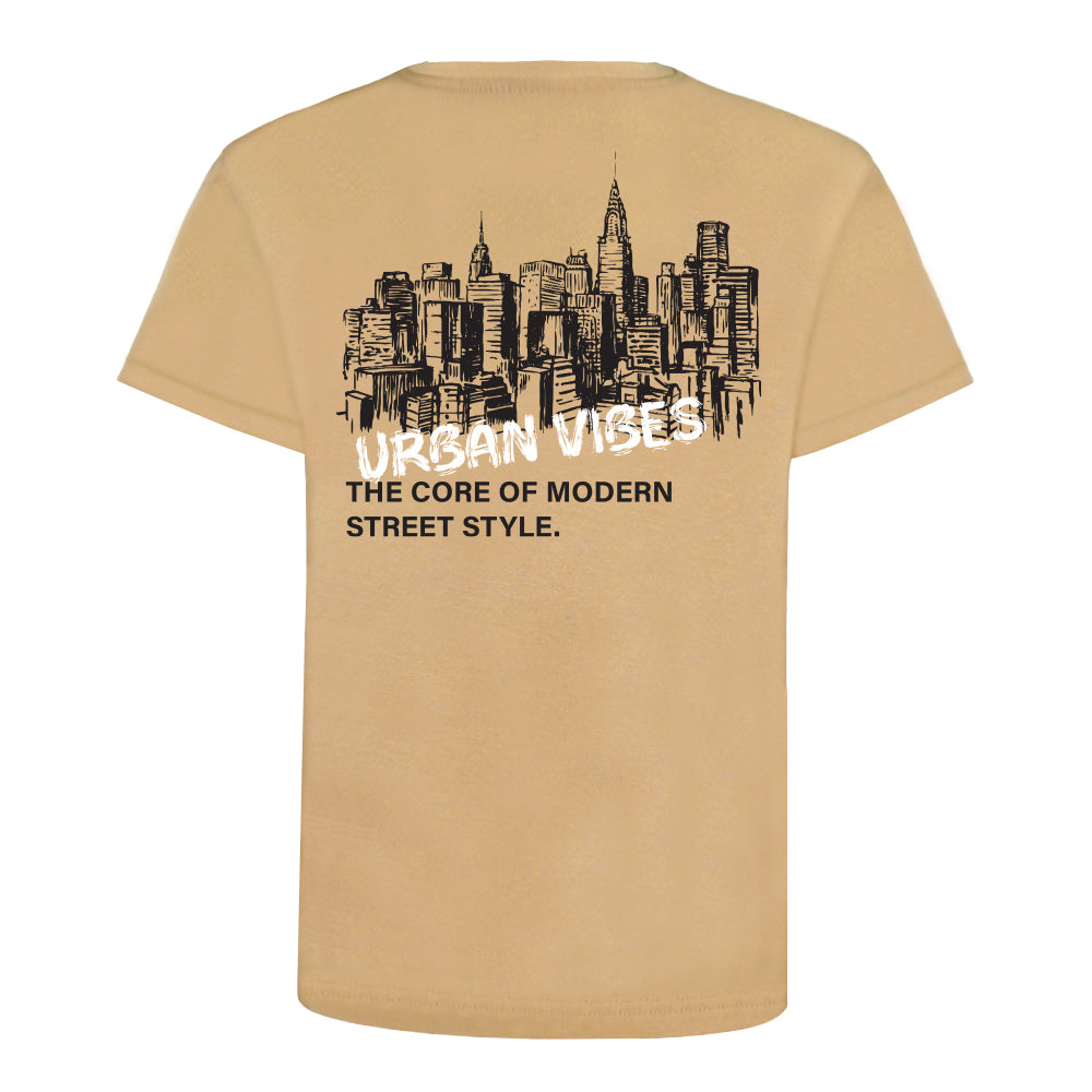 ACTIV GRAPHIC R.NECK T-SHIRT - BEIGE
