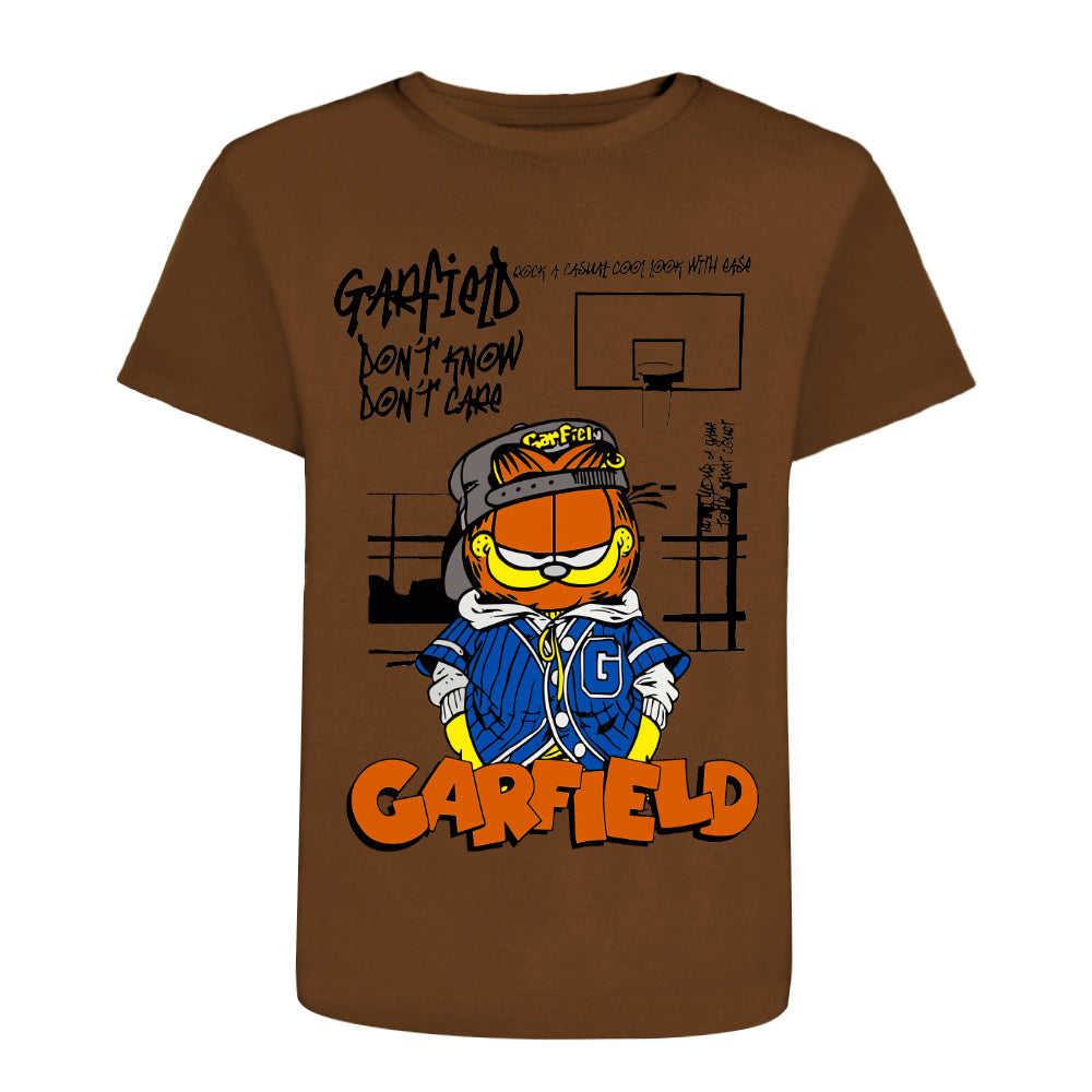 ACTIV GRAPHIC R.NECK T-SHIRT - BROWN