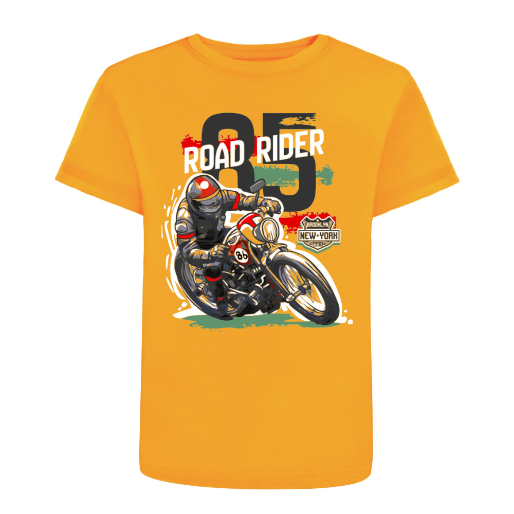ACTIV GRAPHIC R.NECK T-SHIRT - MUSTARD