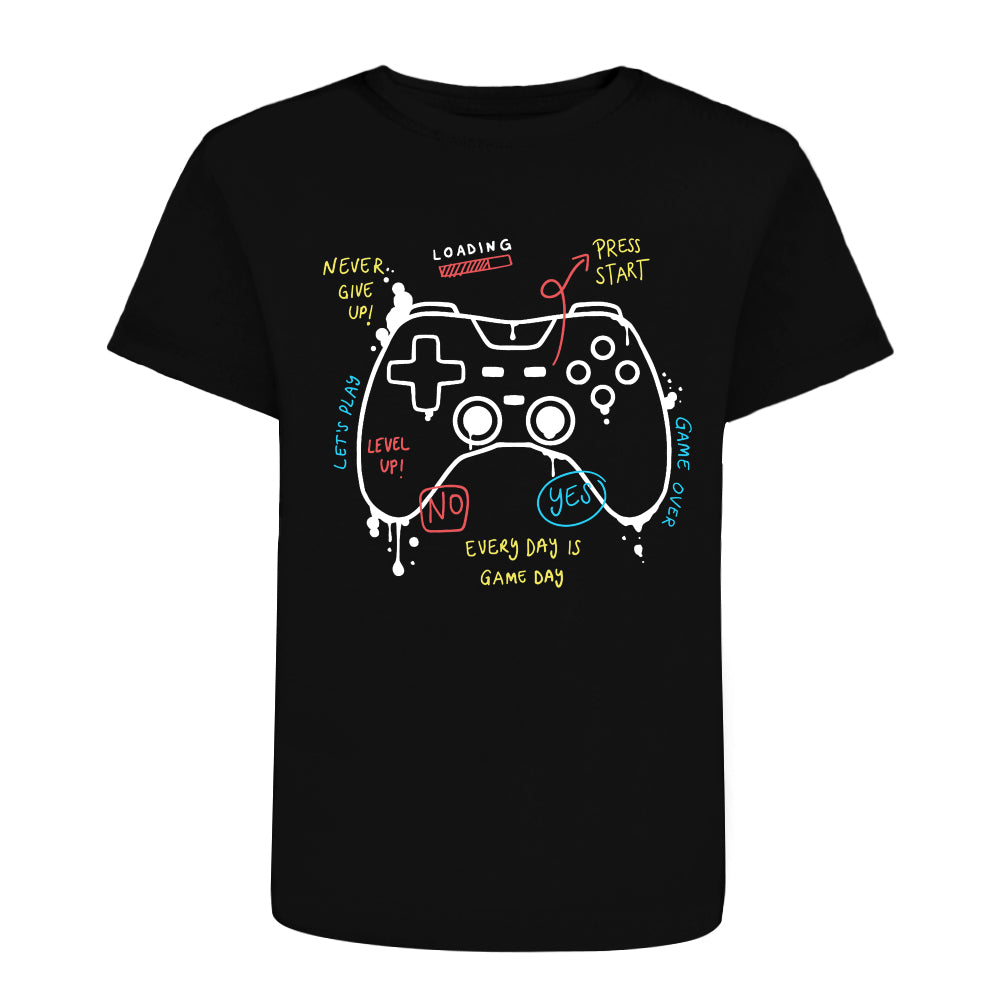 ACTIV GRAPHIC R.NECK T-SHIRT - BLACK