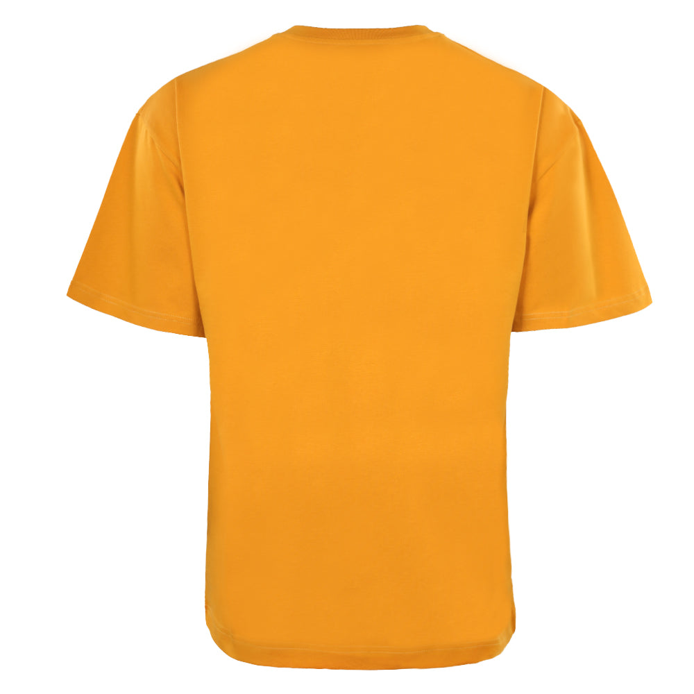 ACTIV GRAPHIC R.NECK -OVRSIZE T-SHIRT - CAMEL