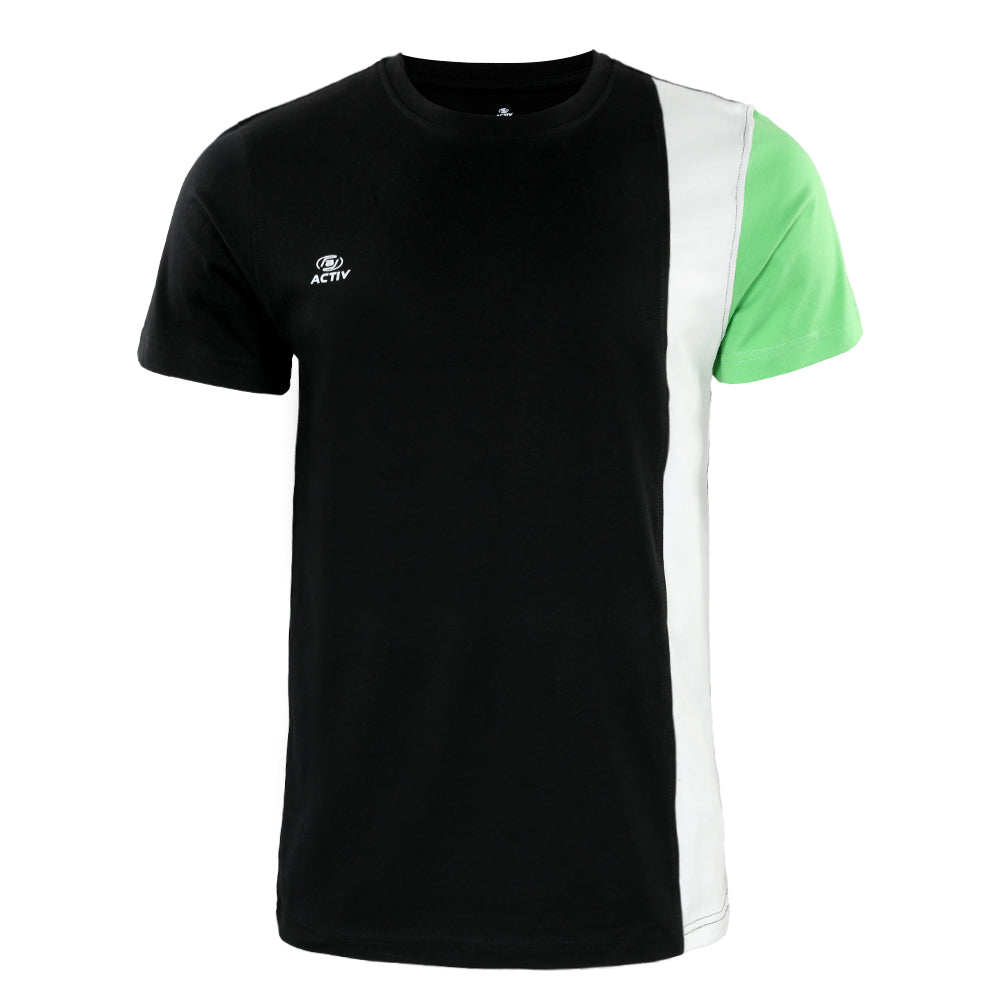 ACTIV CROW R.NECK T-SHIRT - BLACK