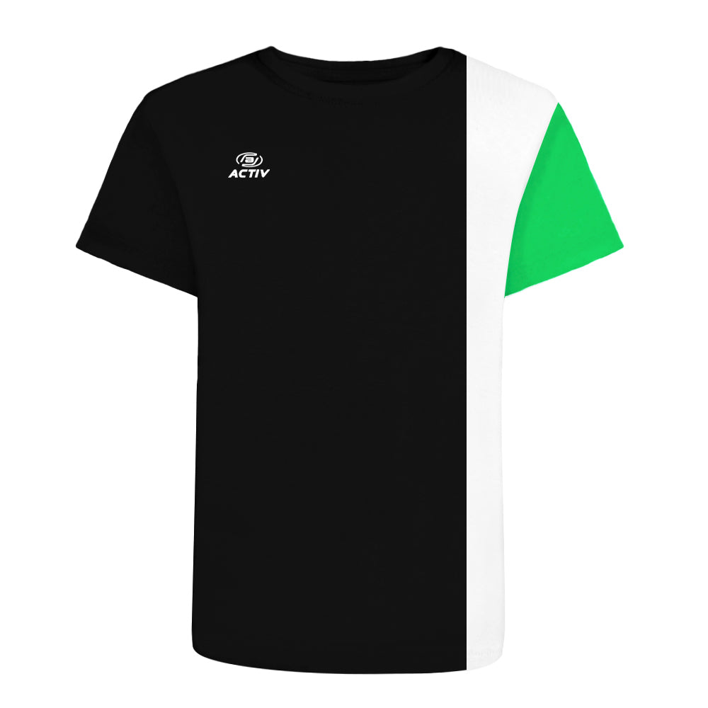 ACTIV CROW R.NECK T-SHIRT - BLACK