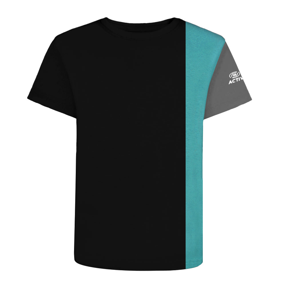 ACTIV CROW R.NECK T-SHIRT - BLACK