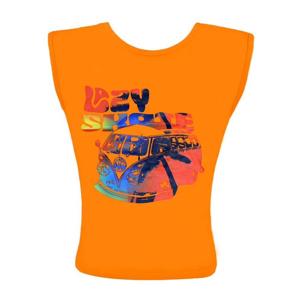 ACTIV GRAPHIC CUT T-SHIRT - ORANGE