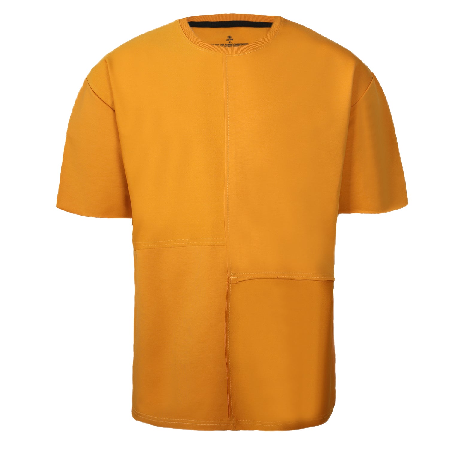 ACTIV CROW R.NECK T-SHIRT - CAMEL