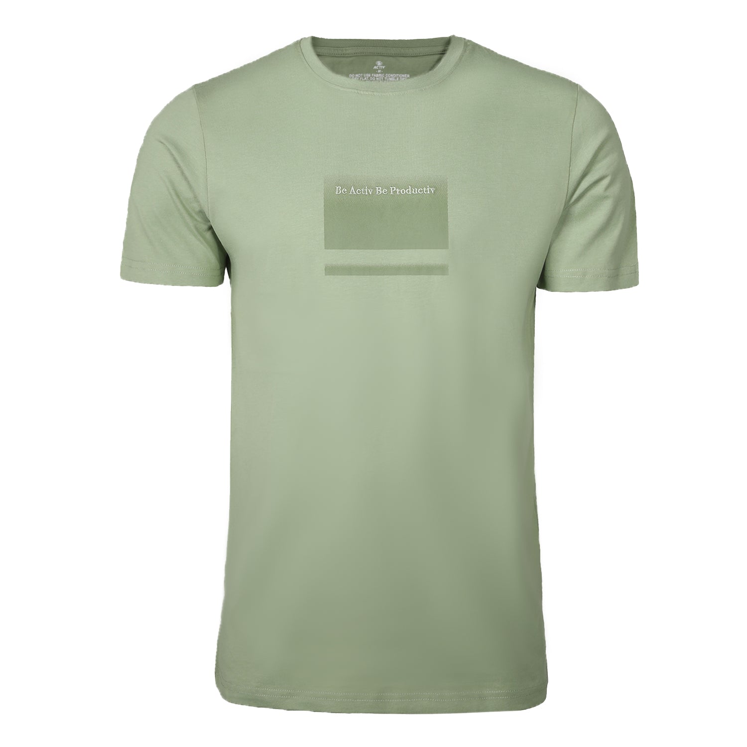 ACTIV EMB R.NECK T-SHIRT - MINT