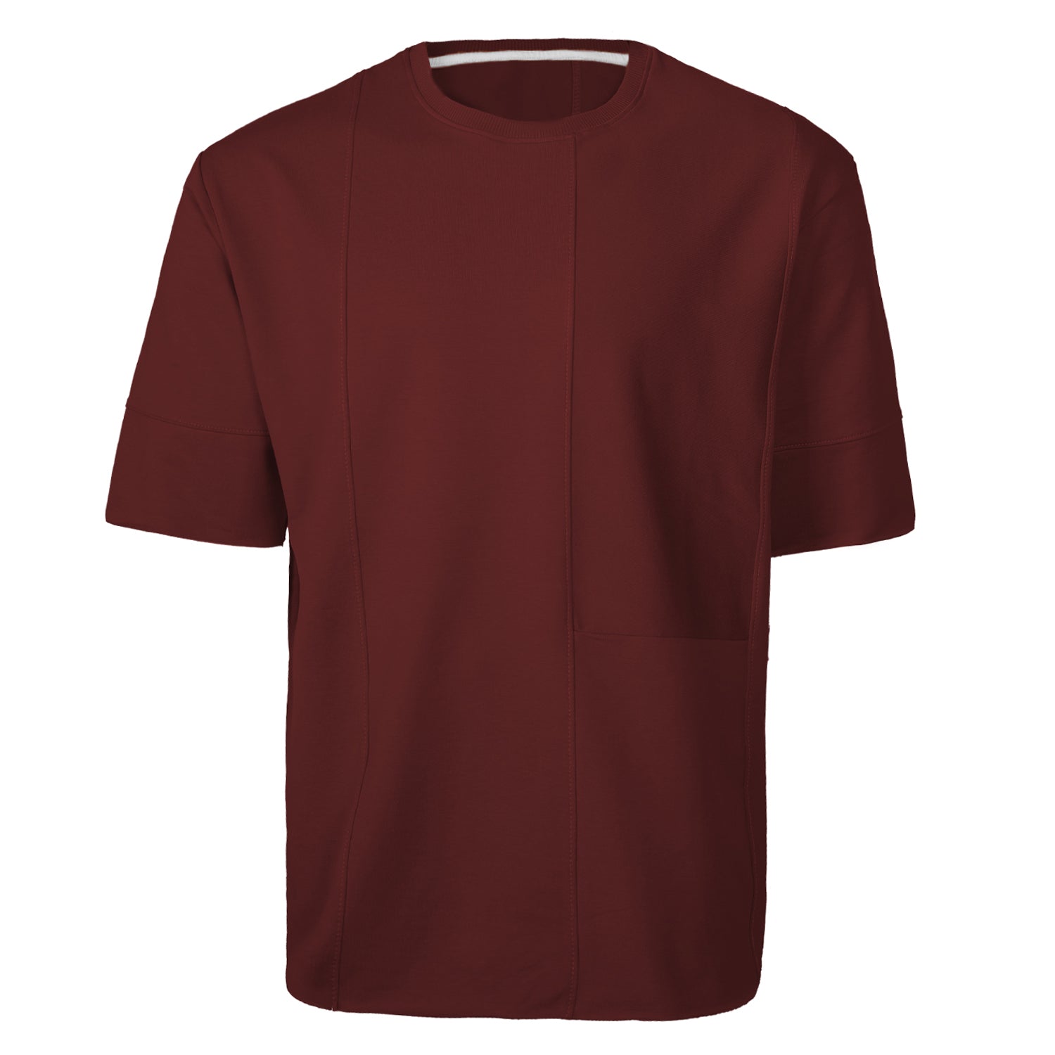 ACTIV CROW R.NECK T-SHIRT - BURGUNDY
