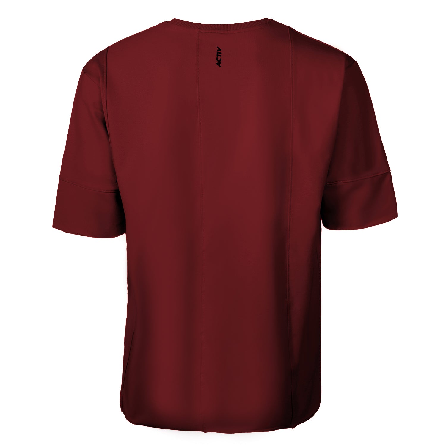 ACTIV CROW R.NECK T-SHIRT - BURGUNDY