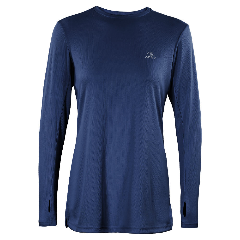 ACTIV BASIC L.S T-SHIRT - NAVY