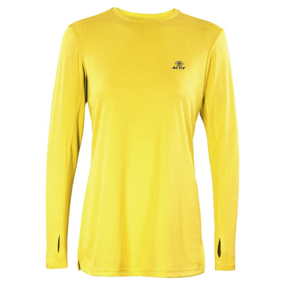 ACTIV BASIC L.S T-SHIRT - YELLOW