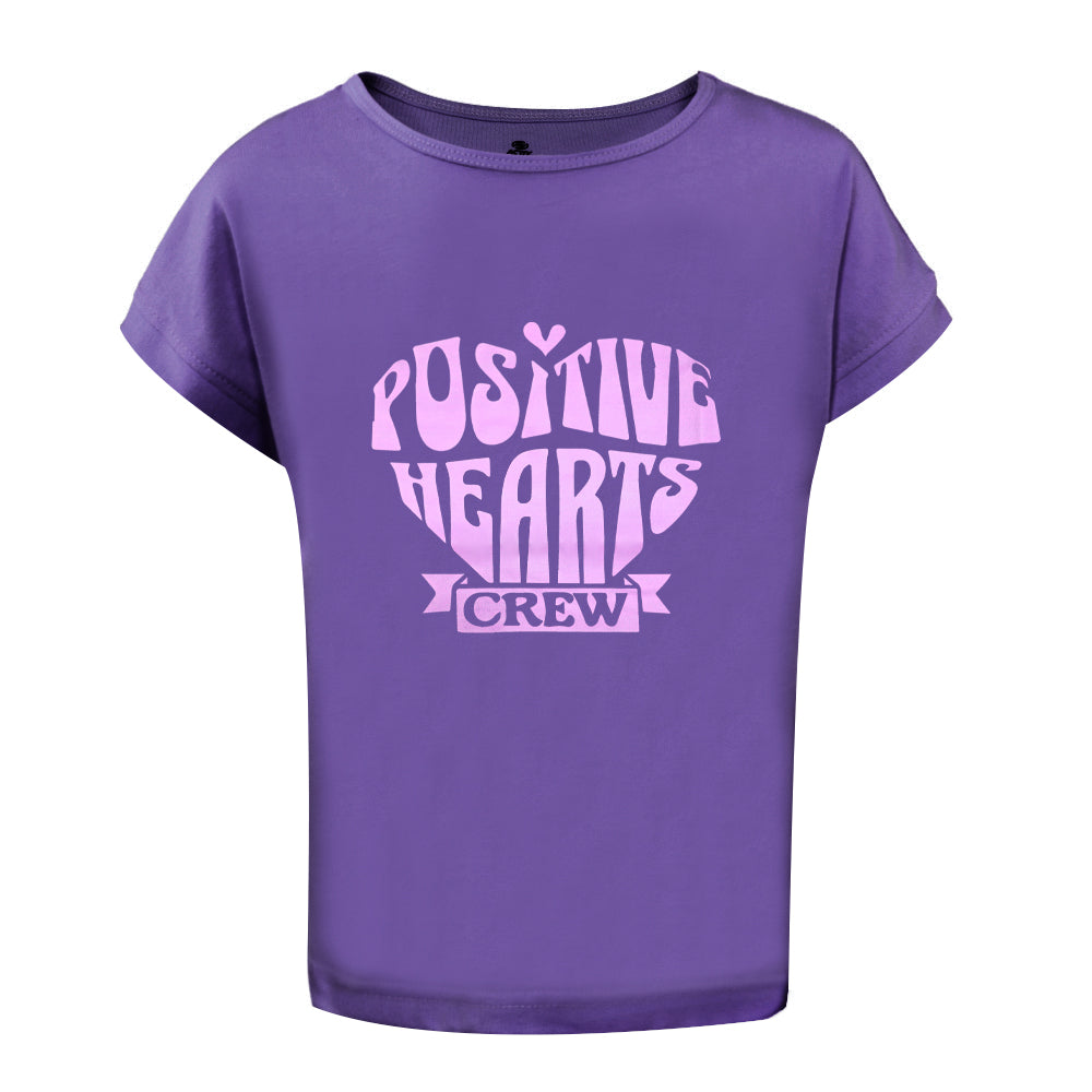 ACTIV GRAPHIC R.NECK T-SHIRT - PURPLE