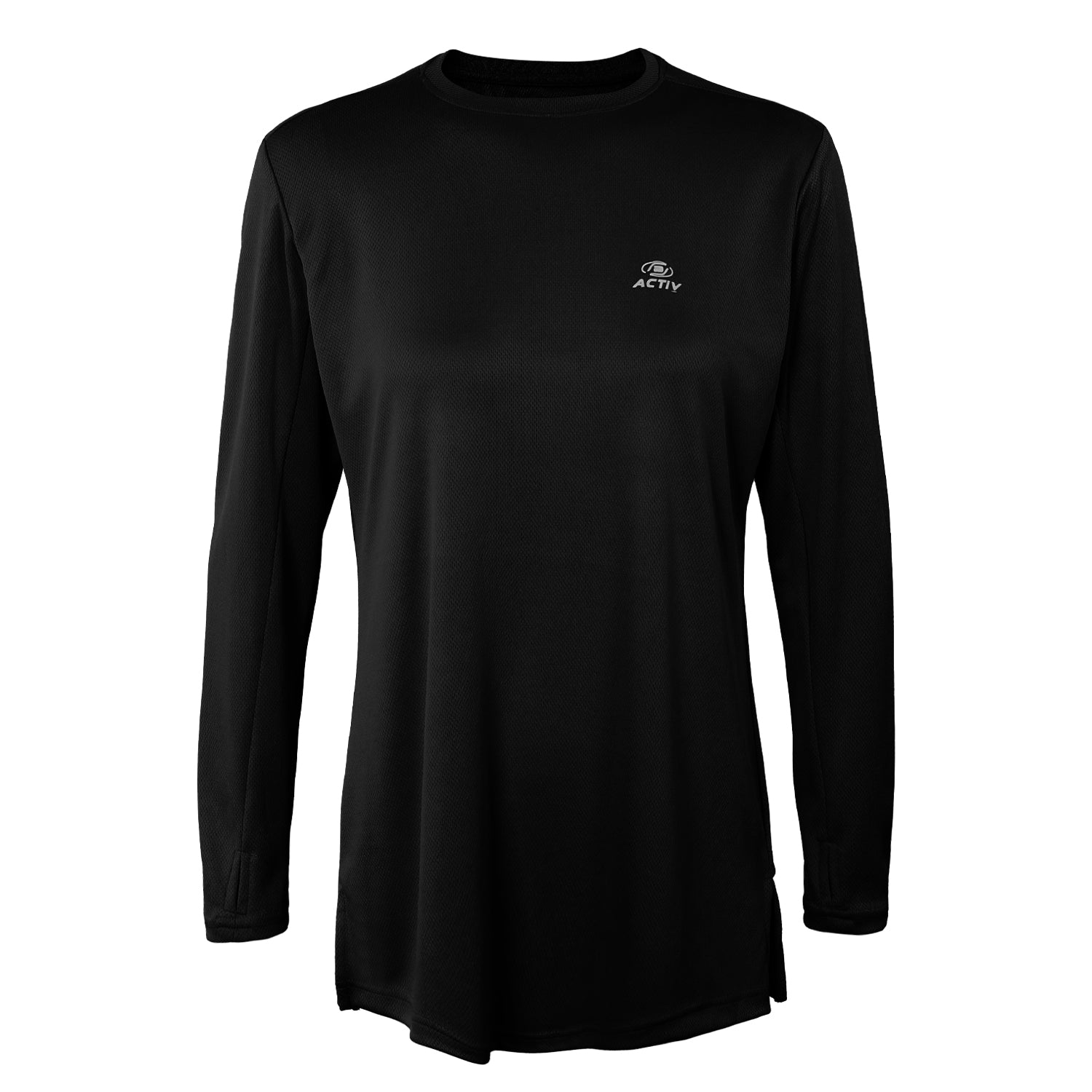 ACTIV BASIC L.S T-SHIRT - BLACK - Activ Abou Alaa