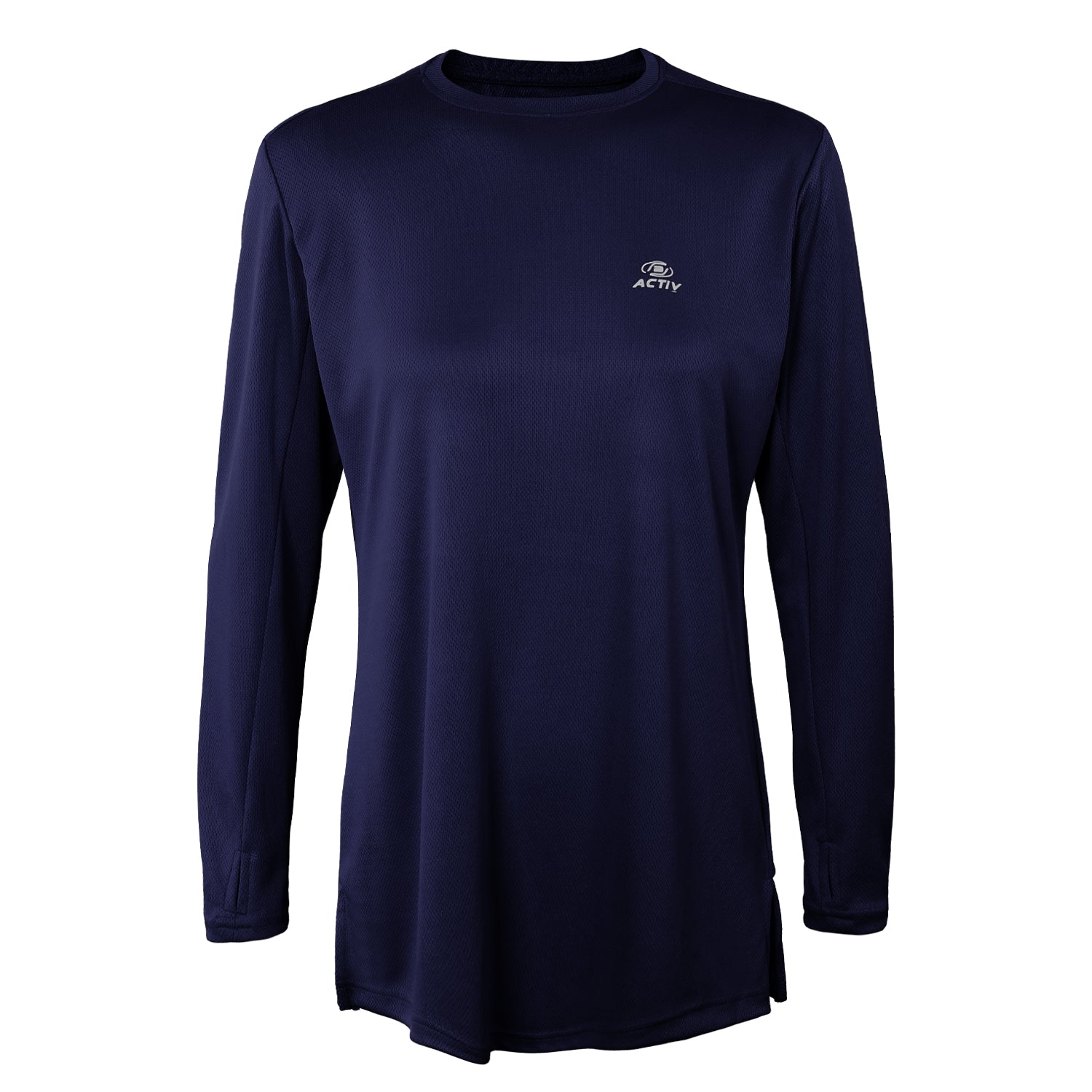 ACTIV BASIC L.S T-SHIRT - NAVY - Activ Abou Alaa