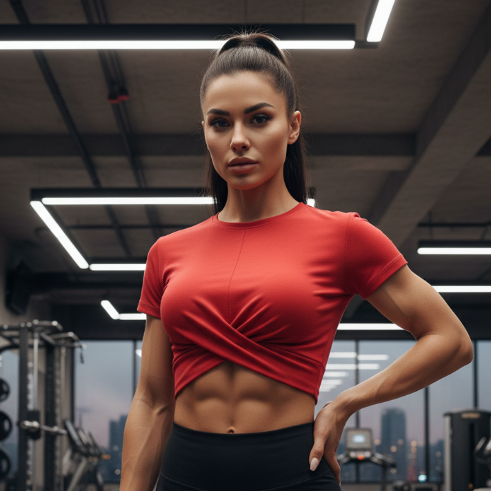 ACTIV CROW R.NECK T-SHIRT - RED - Activ Abou Alaa