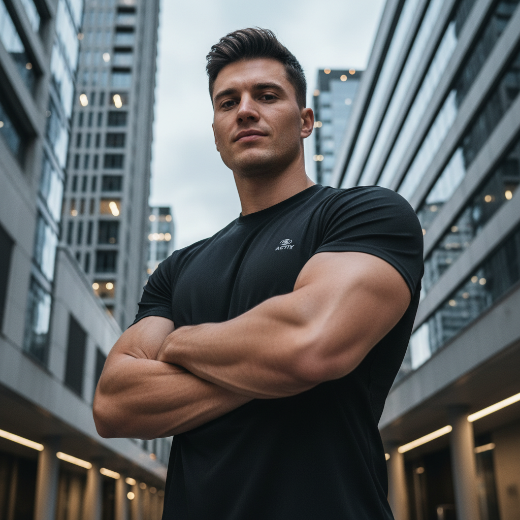 ACTIV BASIC H.S T-SHIRT - BLACK - Activ Abou Alaa