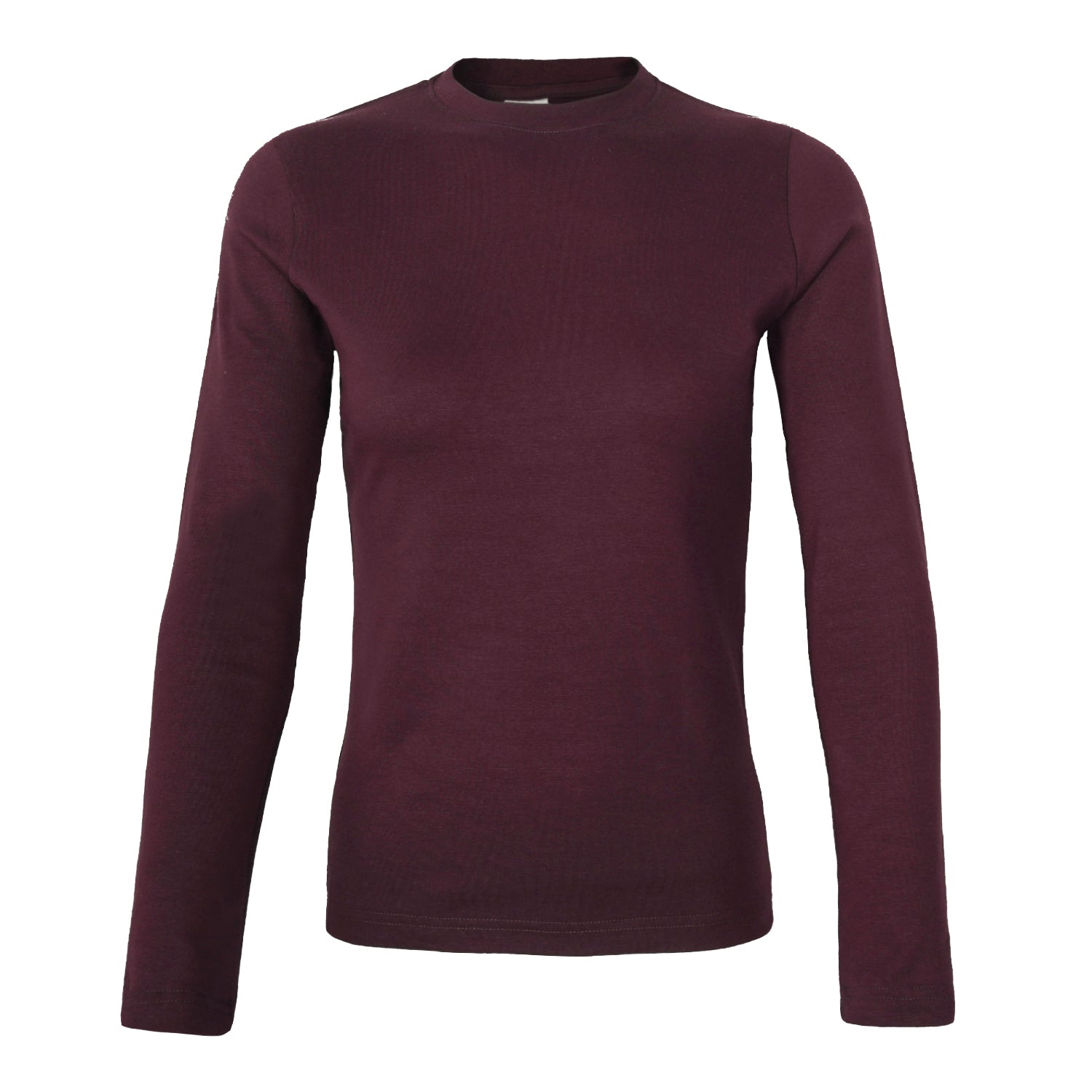 ACTIV BASIC L.S T-SHIRT - BORDEAUX