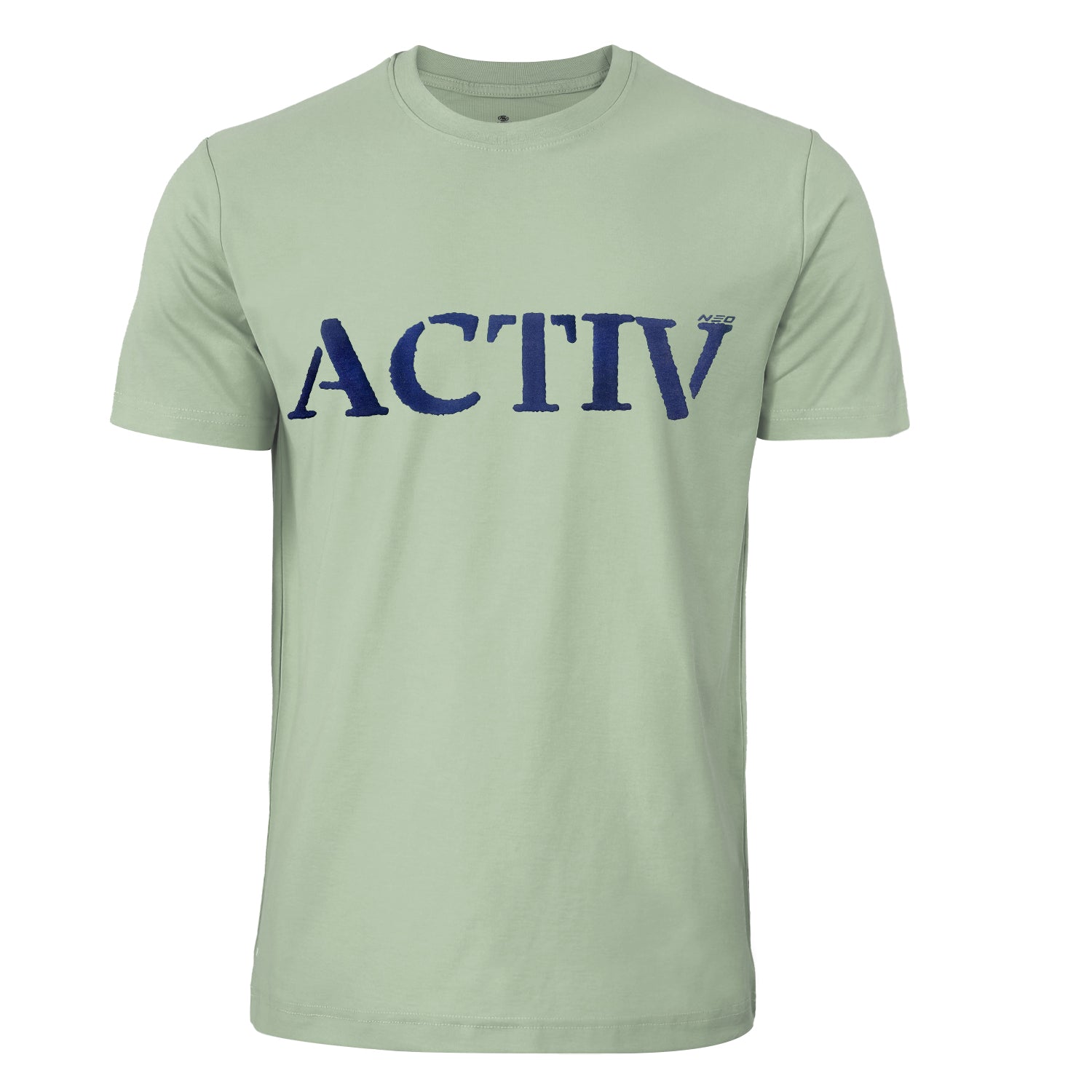 ACTIV PRINT R.NECK T-SHIRT - MINT