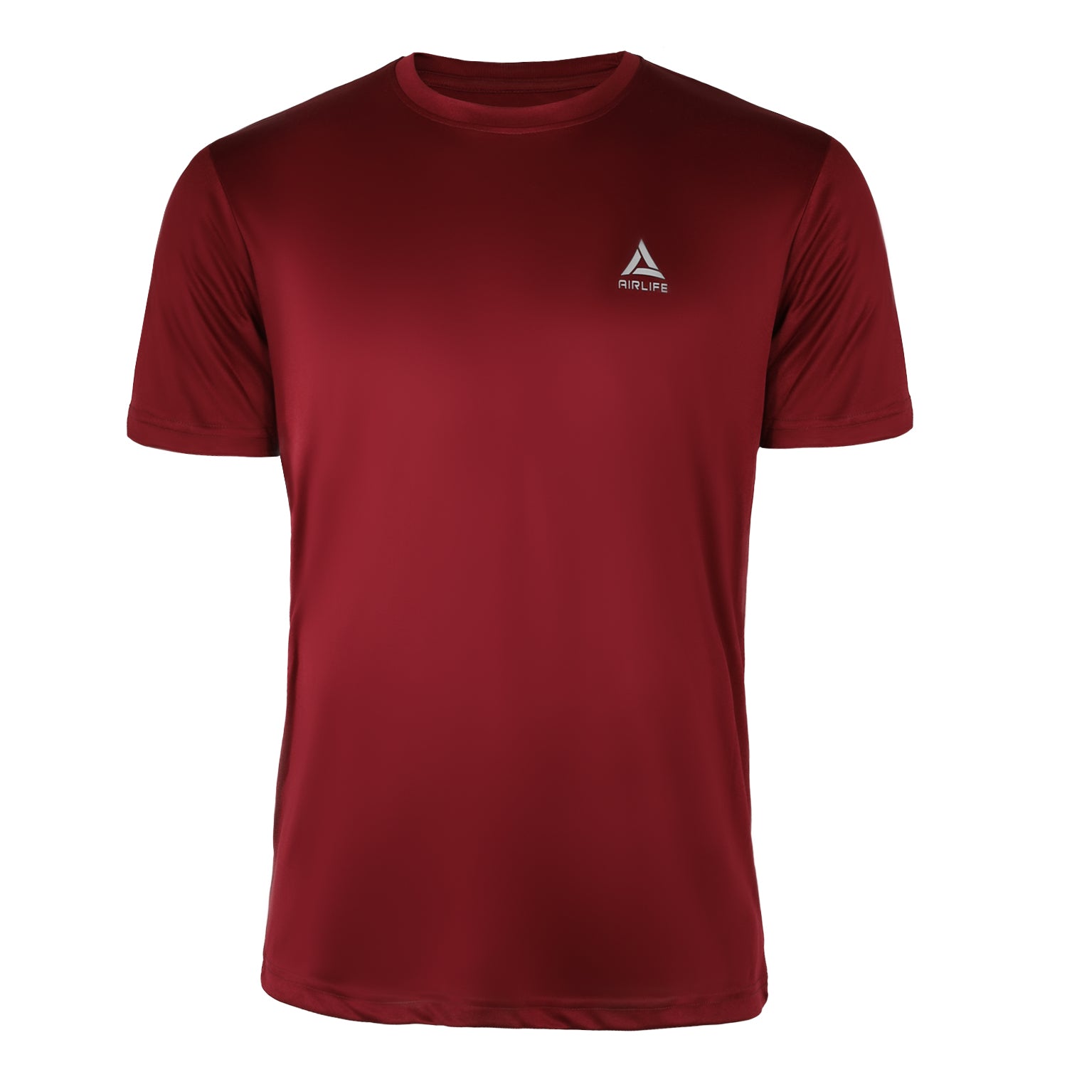AIRLIFE BASIC R.NECK T-SHIRT - BURGUNDY
