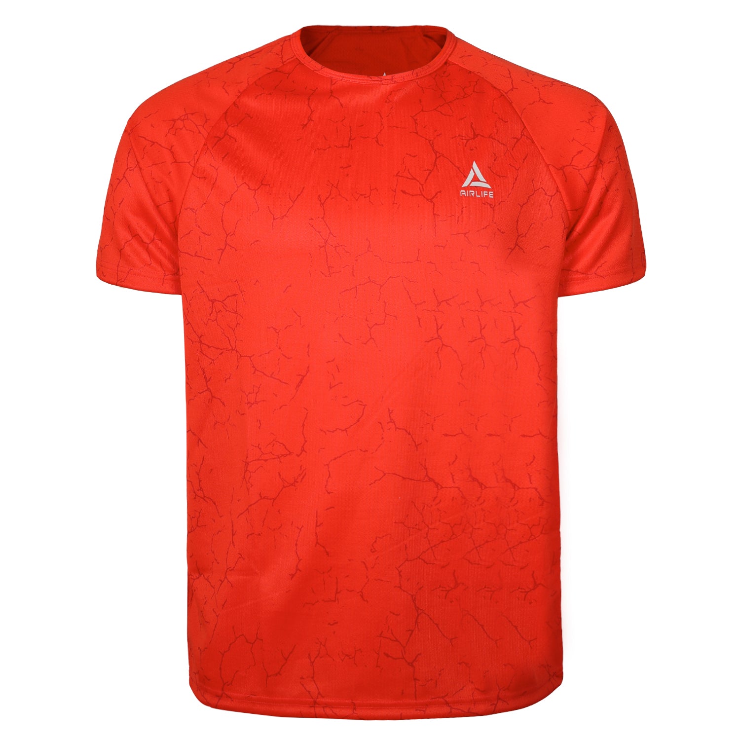 AIRLIFE F.COVER R.NECK T-SHIRT - ORANGE