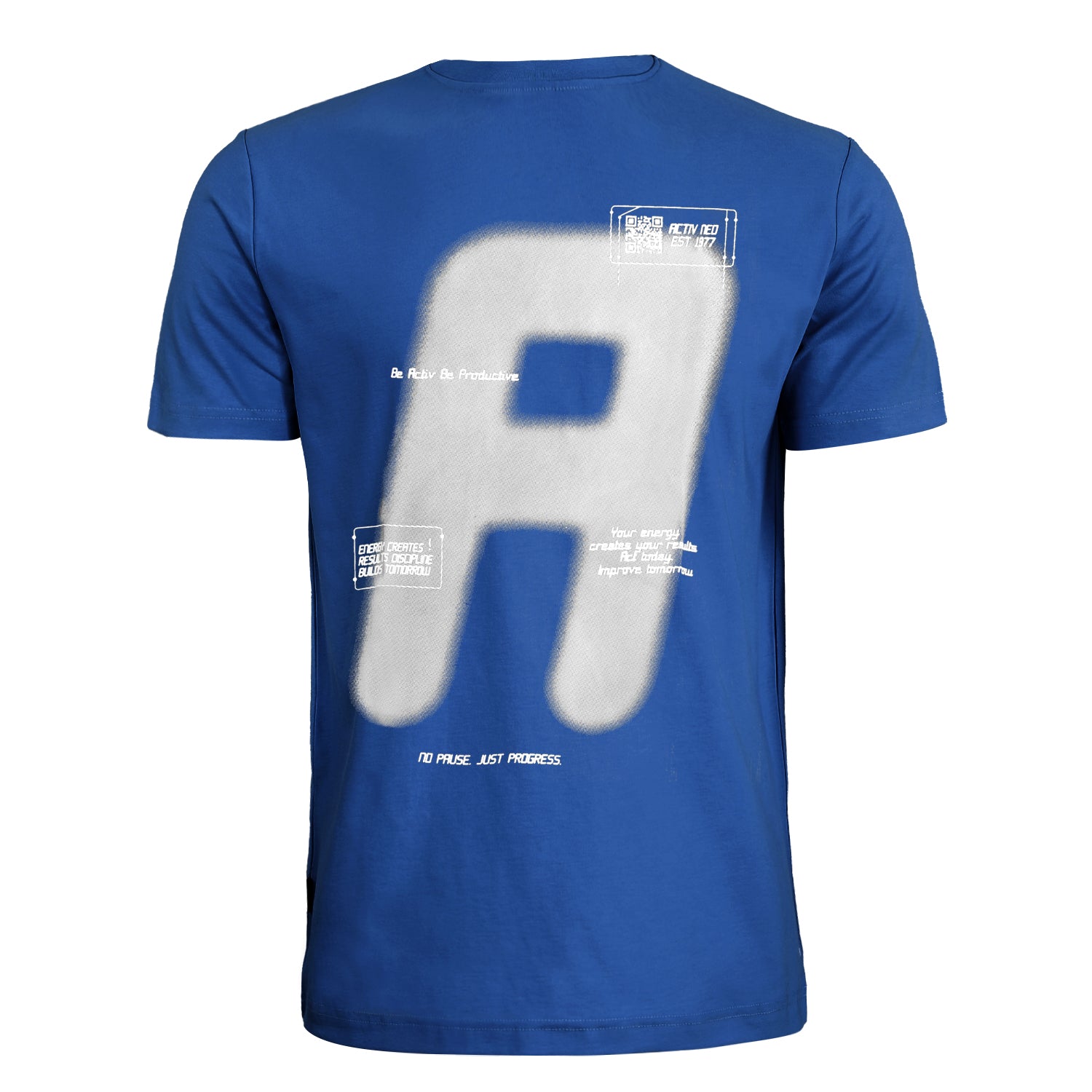ACTIV GRAPHIC R.NECK T-SHIRT - BLUE