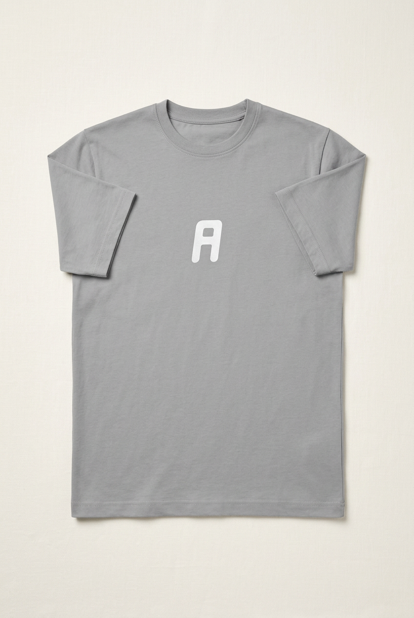 ACTIV GRAPHIC R.NECK T-SHIRT - GREY