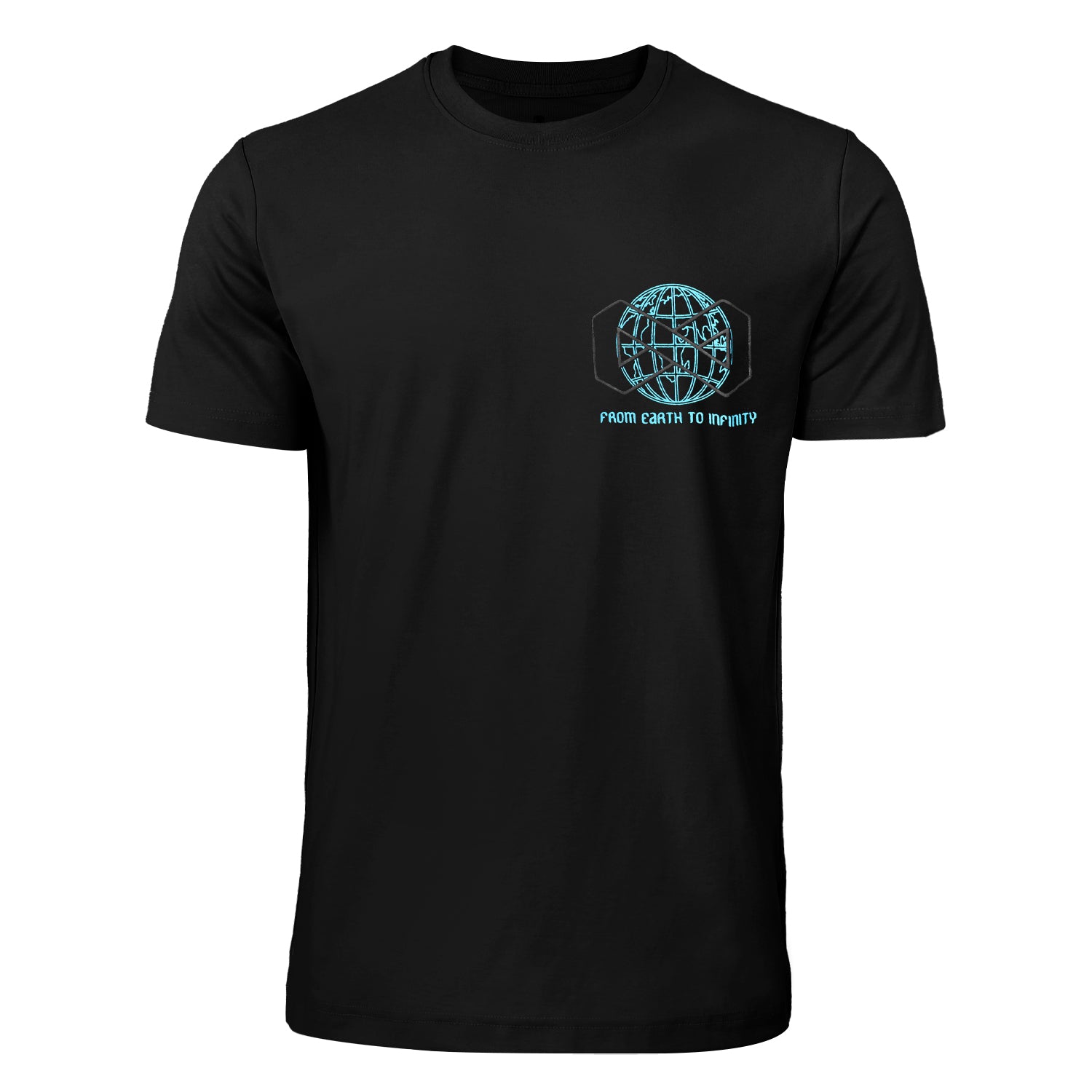 ACTIV GRAPHIC R.NECK T-SHIRT - BLACK