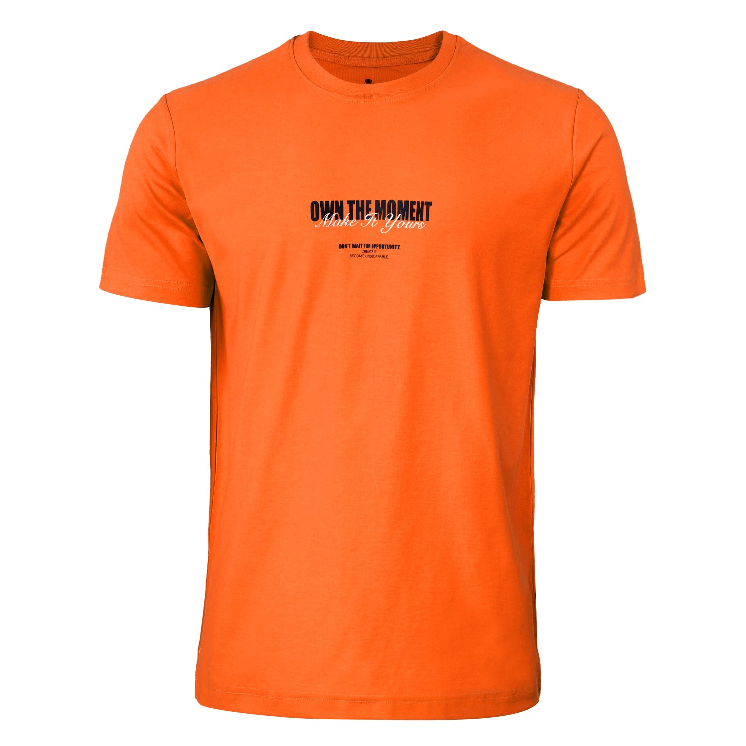 ACTIV GRAPHIC R.NECK T-SHIRT - ORANGE