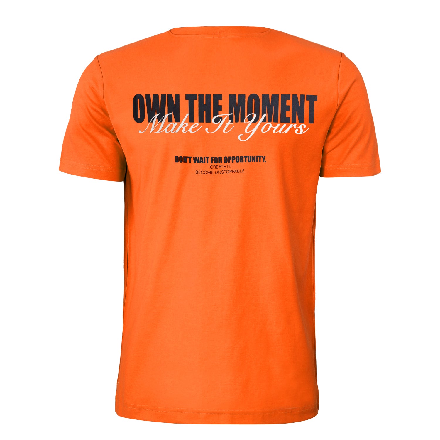 ACTIV GRAPHIC R.NECK T-SHIRT - ORANGE