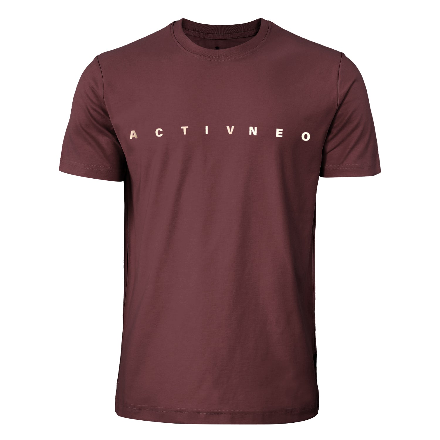 ACTIV GRAPHIC R.NECK T-SHIRT - BURGUNDY