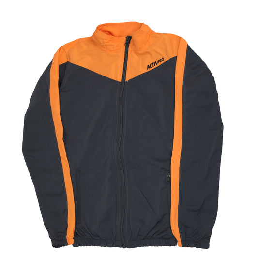 ACTIV BOYS SPORTS TRACKSUIT - D.GREY & ORANGE